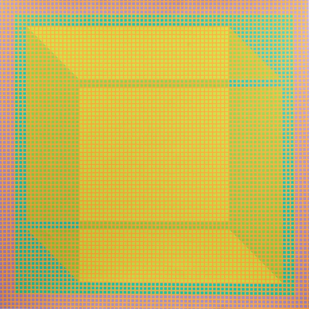 シルクスクリーン Stanczak - Boxed, from Twelve Progressions