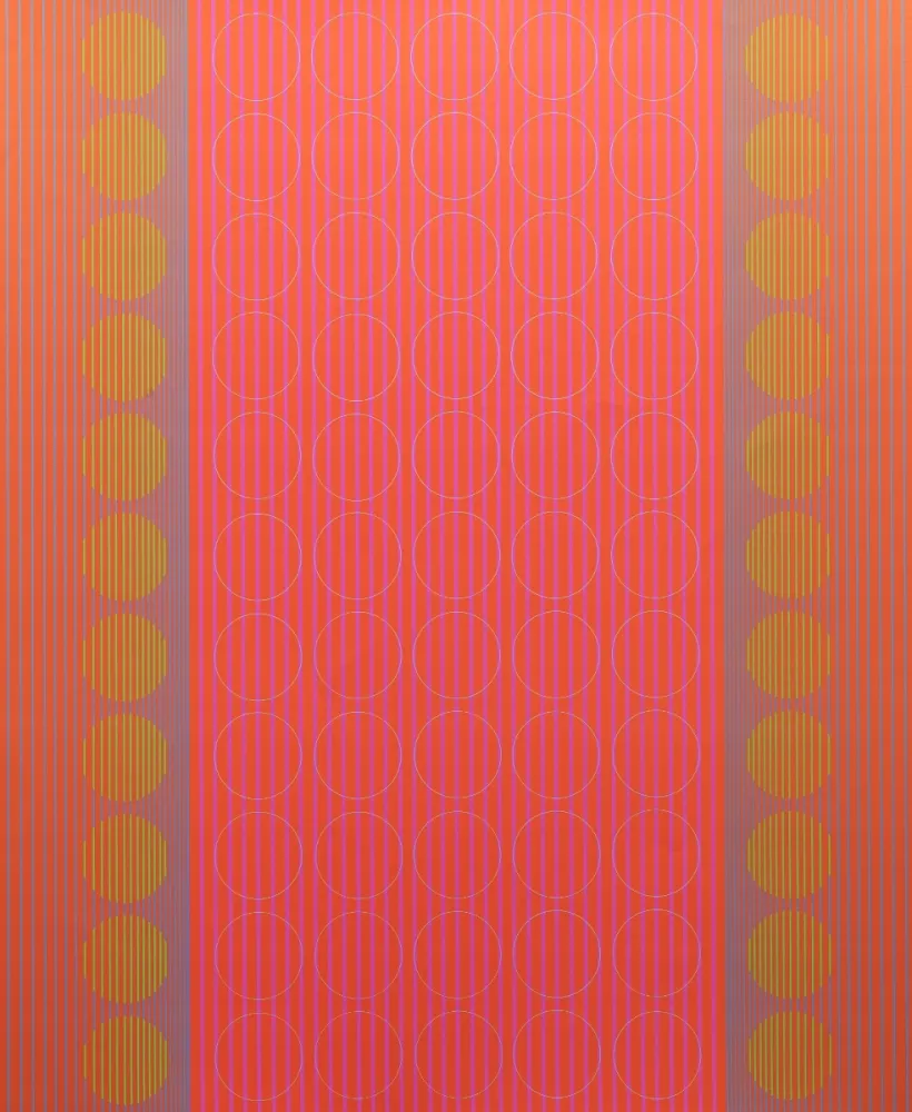 シルクスクリーン Stanczak - Centered Rings, from Twelve Progressions