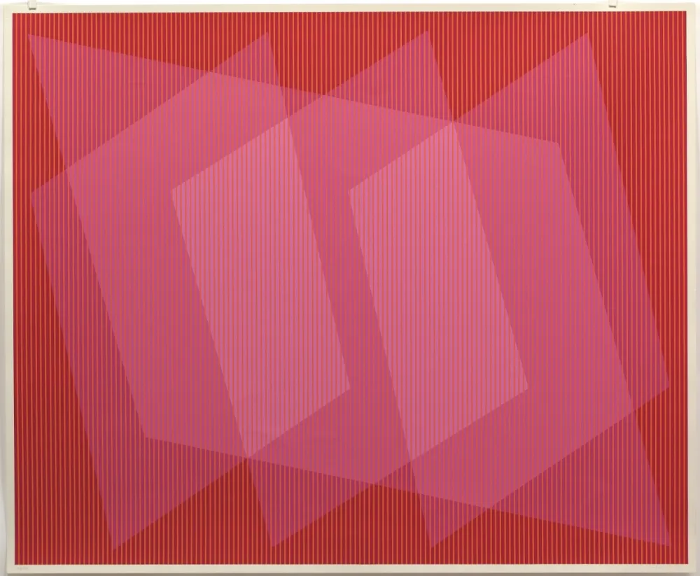 シルクスクリーン Stanczak - Dedicated, from Twelve Progressions