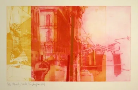 エッチング Staufner - Venedig, Rialto