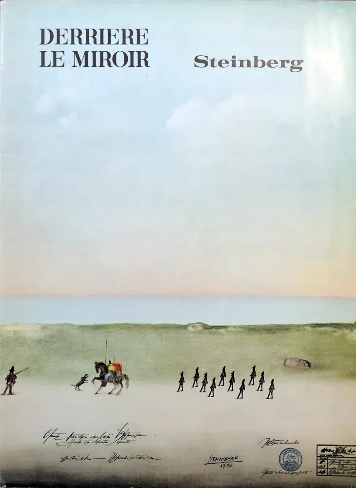挿絵入り本 Steinberg - Derrière le Miroir n. 192