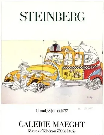 リトグラフ Steinberg - Exposition Maeght (1977)