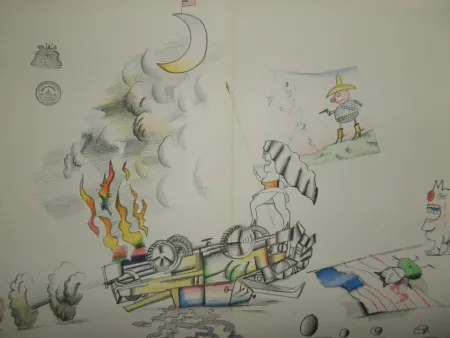 リトグラフ Steinberg - La Bataille