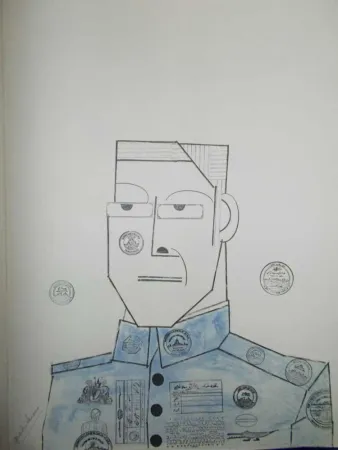 リトグラフ Steinberg - Le Général