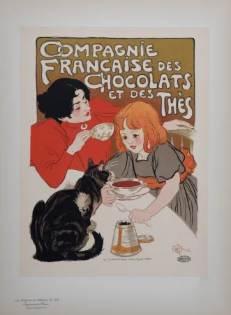 リトグラフ Steinlen - Compagnie Française des Chocolats et des Thés, Les Maitres de L’Affiche, 1899