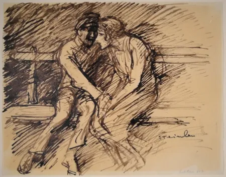 技術的なありません Steinlen -  Sur le Banc