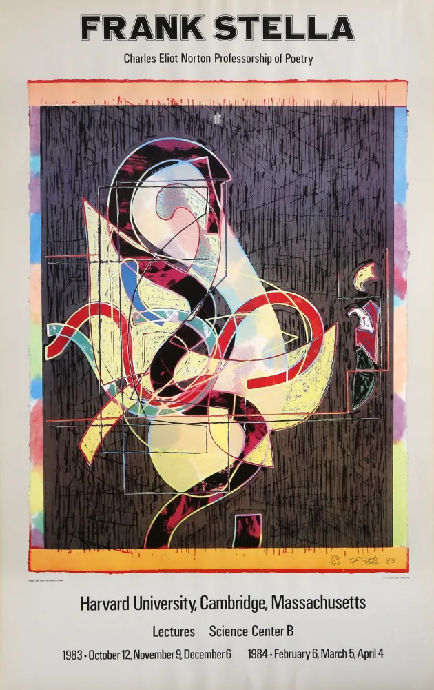 オフセット Stella - Pergusa III Exhibition Poster, Harvard Univ