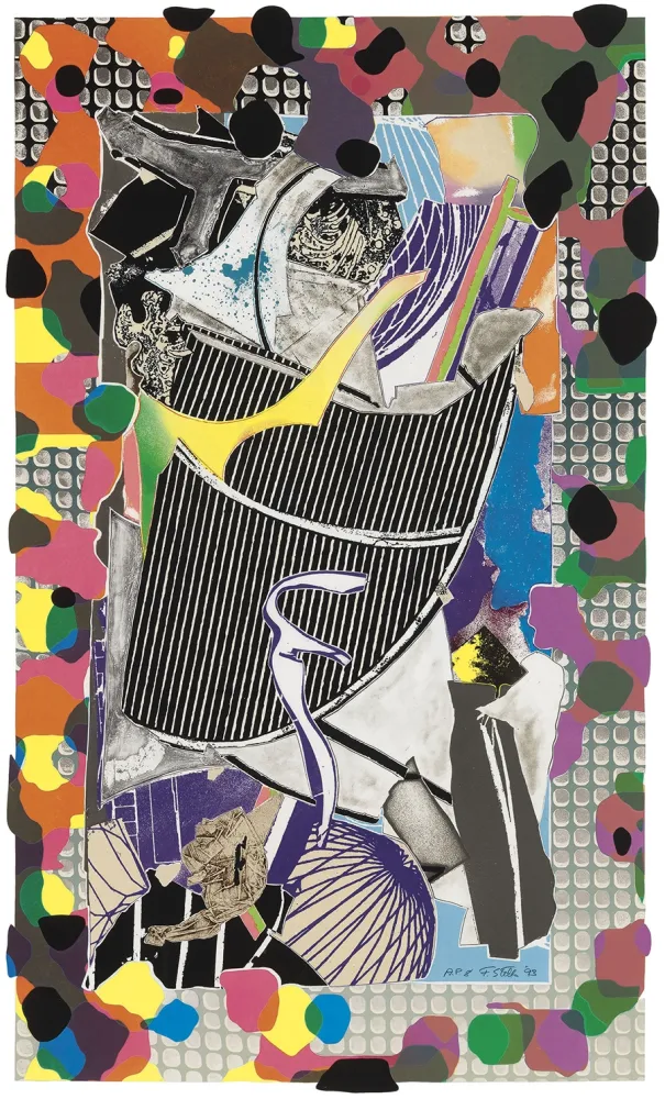 リトグラフ Stella - The Battering Ram (From Moby Dick Deckle Edges Series)