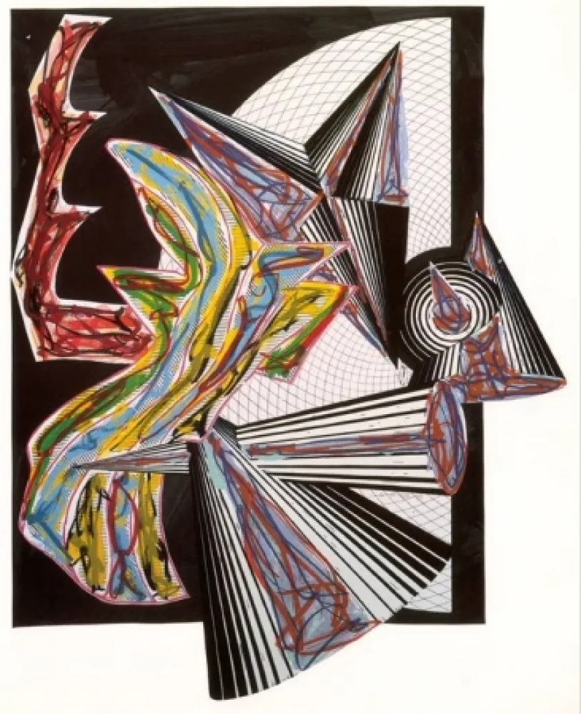 シルクスクリーン Stella -  THEN CAME DEATH AND TOOK THE BUTCHER