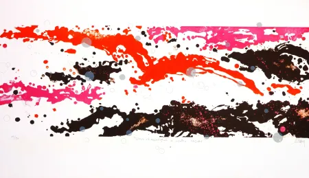 リトグラフ Stholl - Danse chromatique à contre-vague