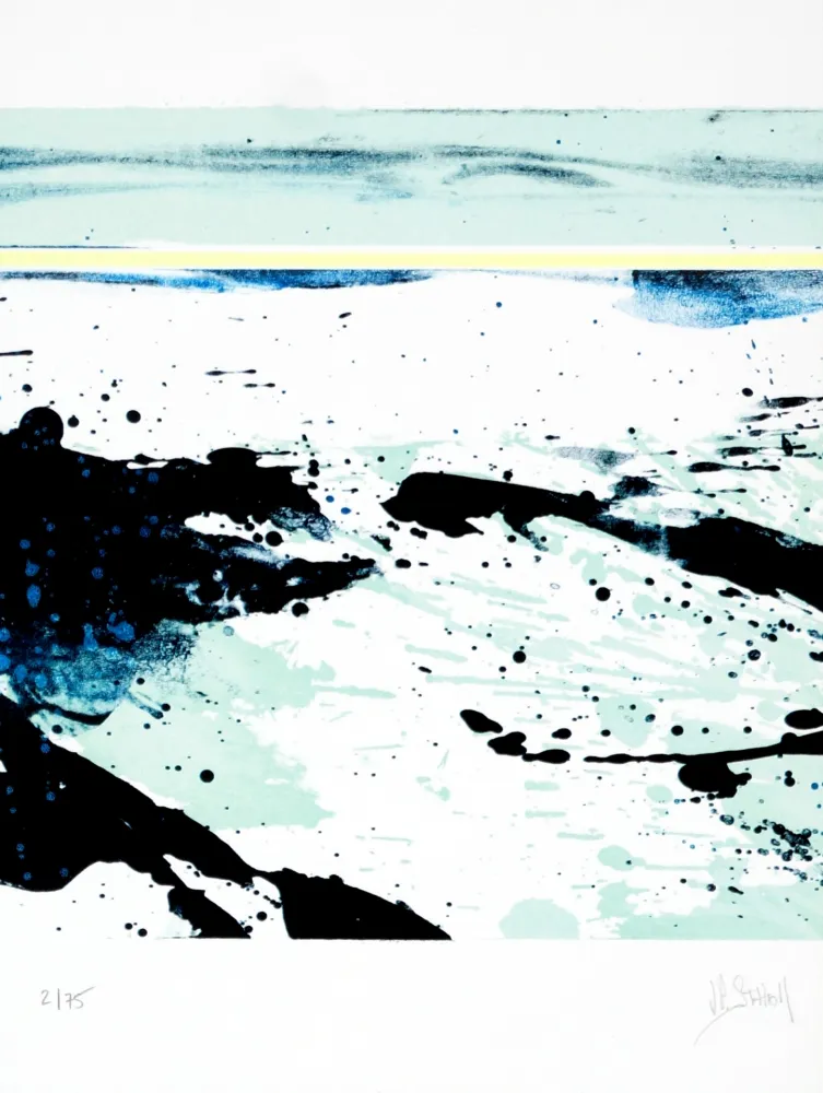 リトグラフ Stholl - Fraktion de contre vagues