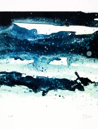 リトグラフ Stholl - Fraktion de contre vagues