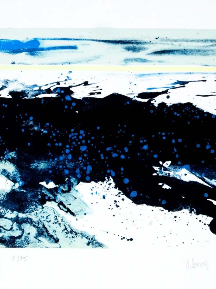 リトグラフ Stholl - Fraktion de contre vagues