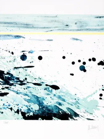 リトグラフ Stholl - Fraktion de contre vagues