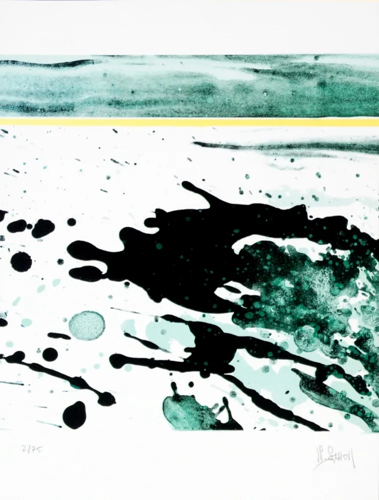 リトグラフ Stholl - Fraktion de contre vagues