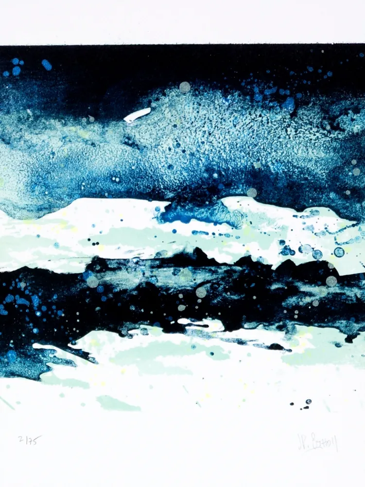 リトグラフ Stholl - Fraktion de contre vagues