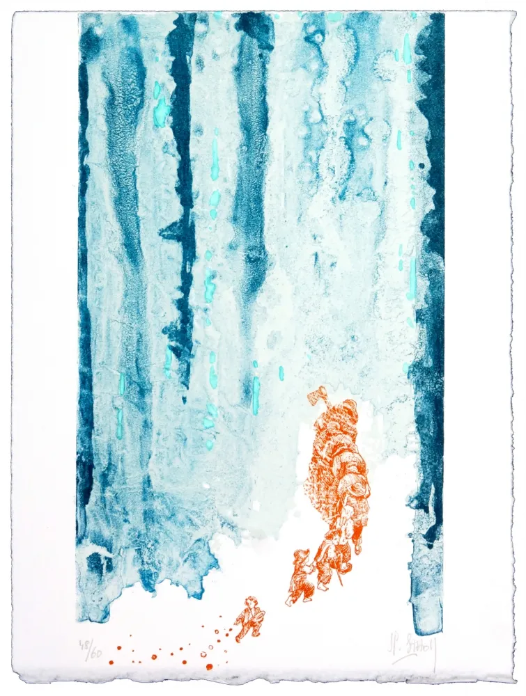 リトグラフ Stholl - Le petit poucet 2