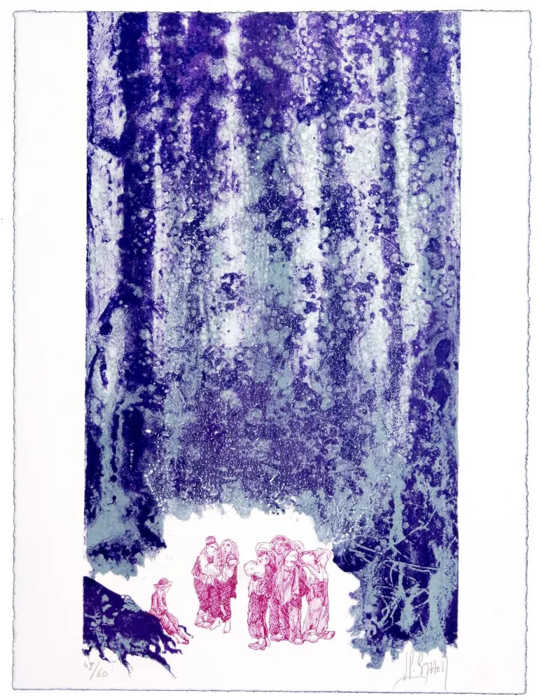 リトグラフ Stholl - Le petit poucet 3