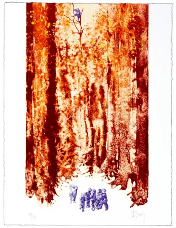 リトグラフ Stholl - Le petit poucet 5