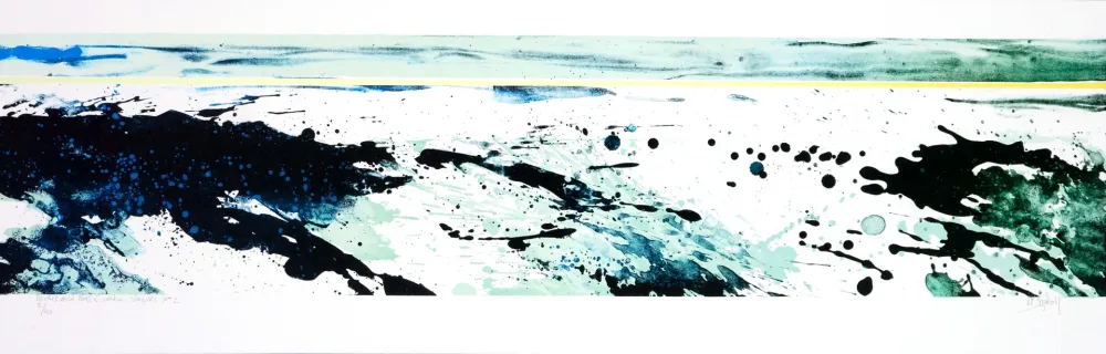 リトグラフ Stholl - Roches & roll à contre vague 2