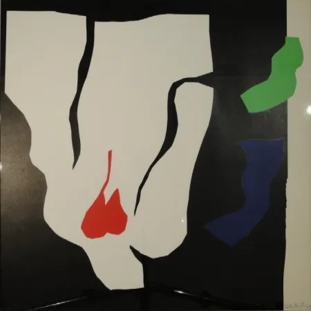 シルクスクリーン Stocker - Fünfteilige Komposition