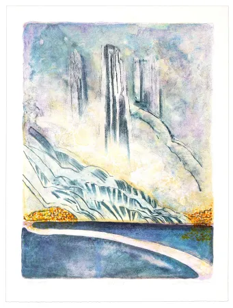 リトグラフ Stornes - Luft Slott