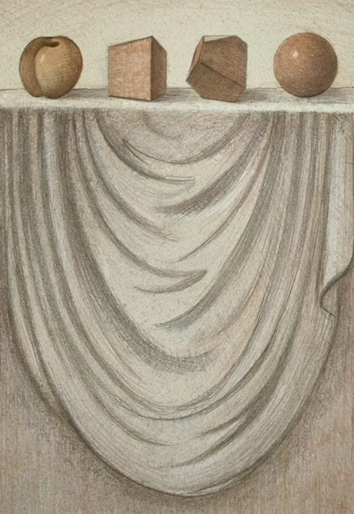 リトグラフ Subirachs - Fruits