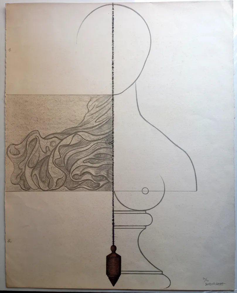 リトグラフ Subirachs - Teresa Bonjour