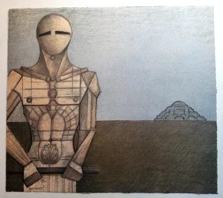 リトグラフ Subirachs - Tirant lo Blanc