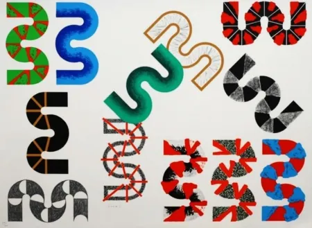 リトグラフ Sugai - Groupe S