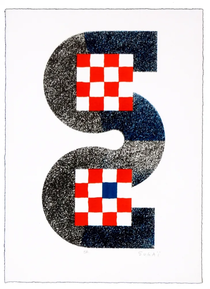 リトグラフ Sugai - Sans titre