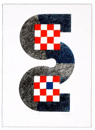 リトグラフ Sugai - Sans titre