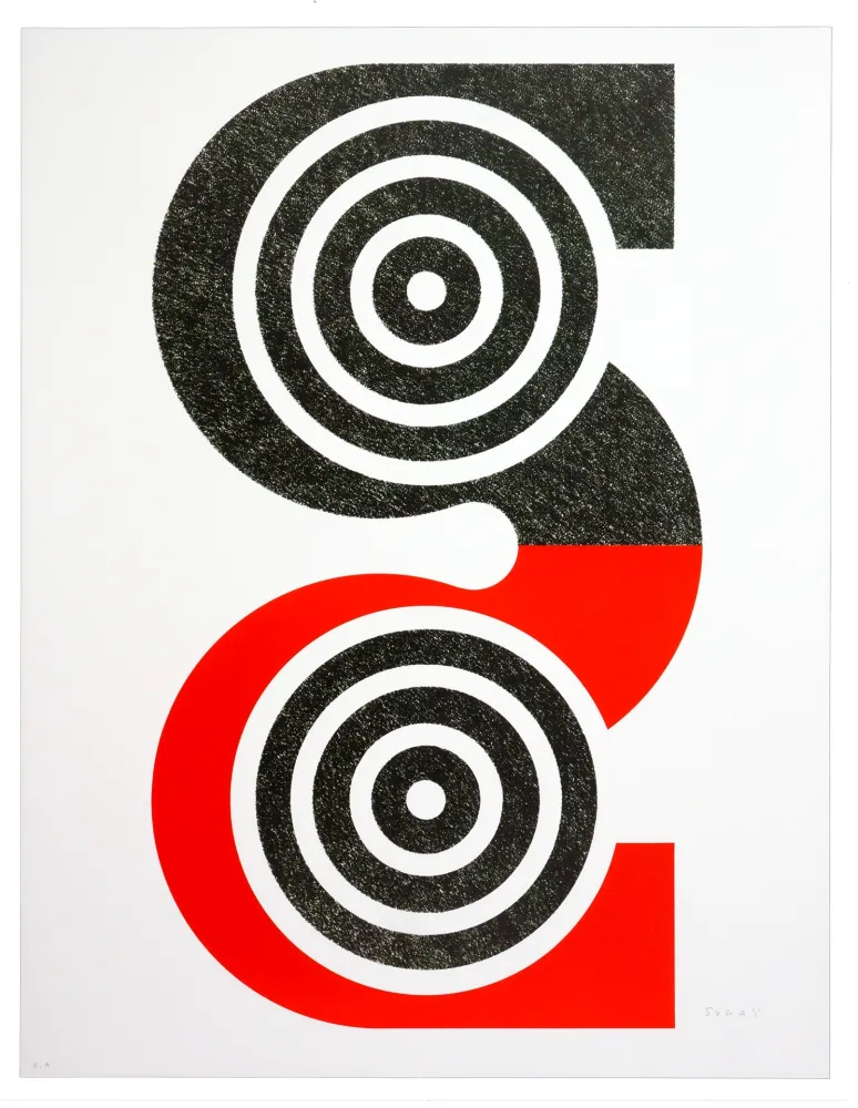 リトグラフ Sugai - Sans titre