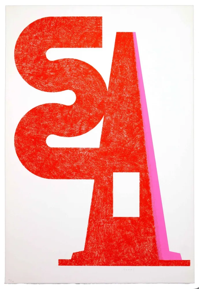 リトグラフ Sugai - Sans titre