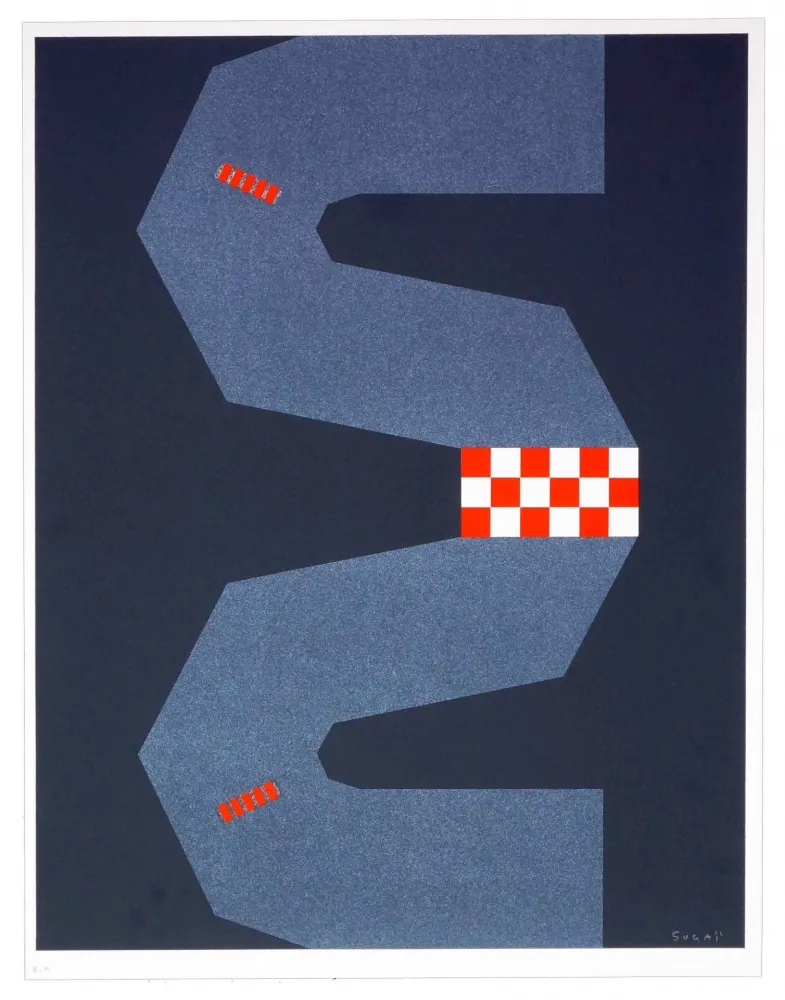 リトグラフ Sugai - Sans Titre