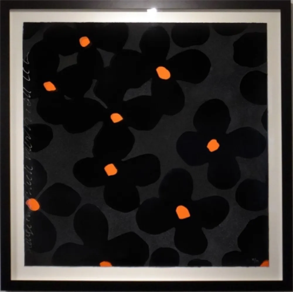 シルクスクリーン Sultan - Orange & Black