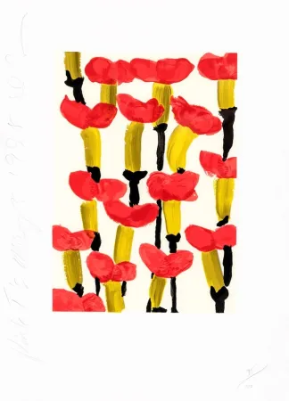 シルクスクリーン Sultan - Red Bells