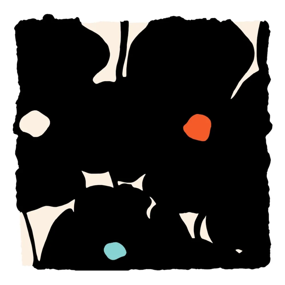 シルクスクリーン Sultan - Three Black Poppies