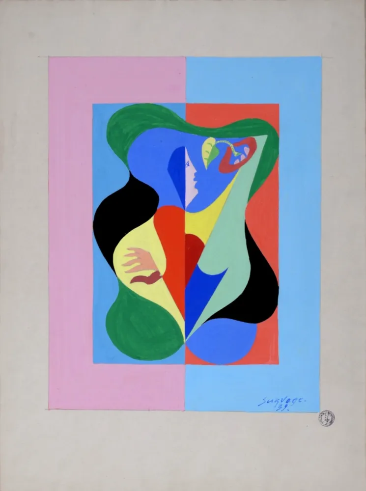 ステンシル Survage - Composition