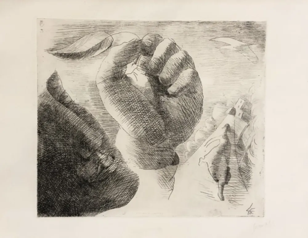 彫版 Survage - Composition surréaliste