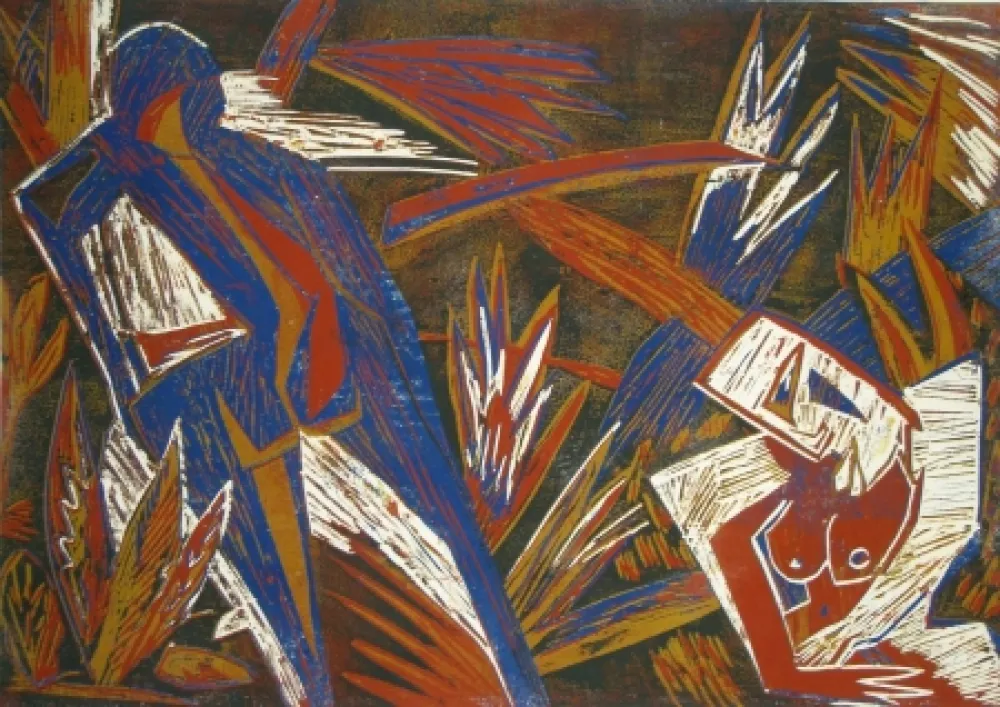 木版 Süß - Sommer (Summer)