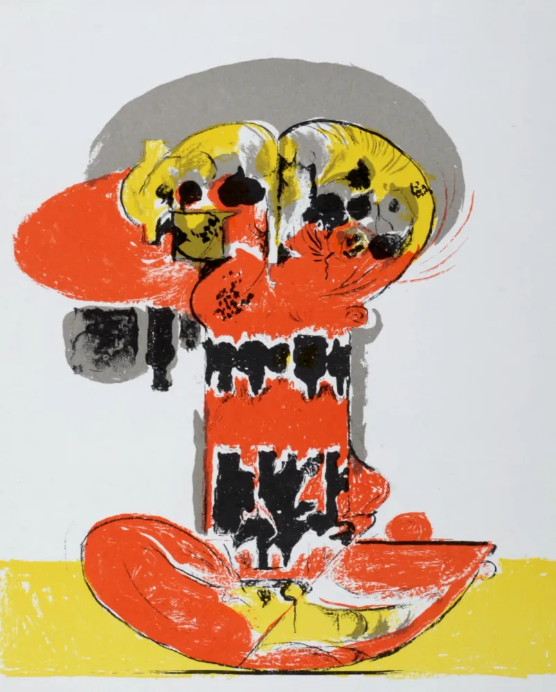 リトグラフ Sutherland - Composition pour XXème siècle, 1972