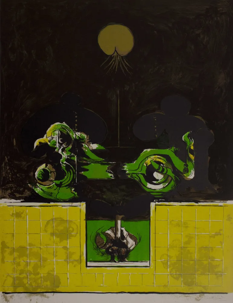 リトグラフ Sutherland - La brèche