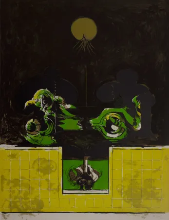 リトグラフ Sutherland - La brèche