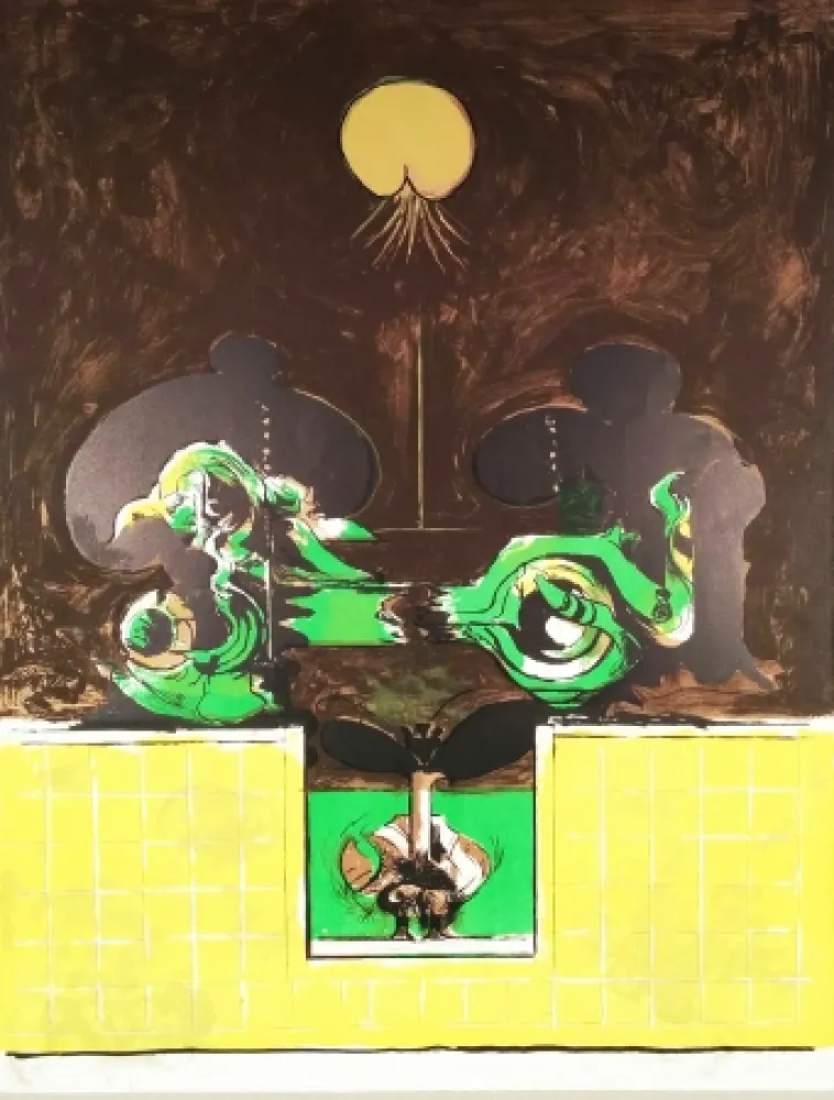 リトグラフ Sutherland - La Brèche