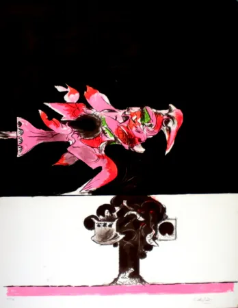 リトグラフ Sutherland - Oiseau de feu II