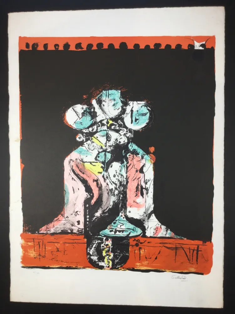 リトグラフ Sutherland - Roche Tricéphale