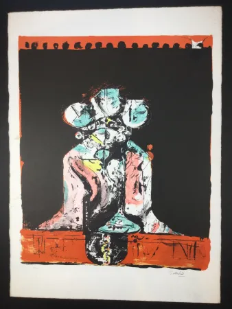 リトグラフ Sutherland - Roche Tricéphale