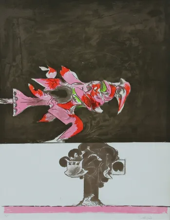 リトグラフ Sutherland - SENZA TITOLO