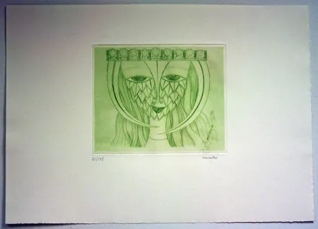 彫版 Svanberg - Dromkvinnans kyss